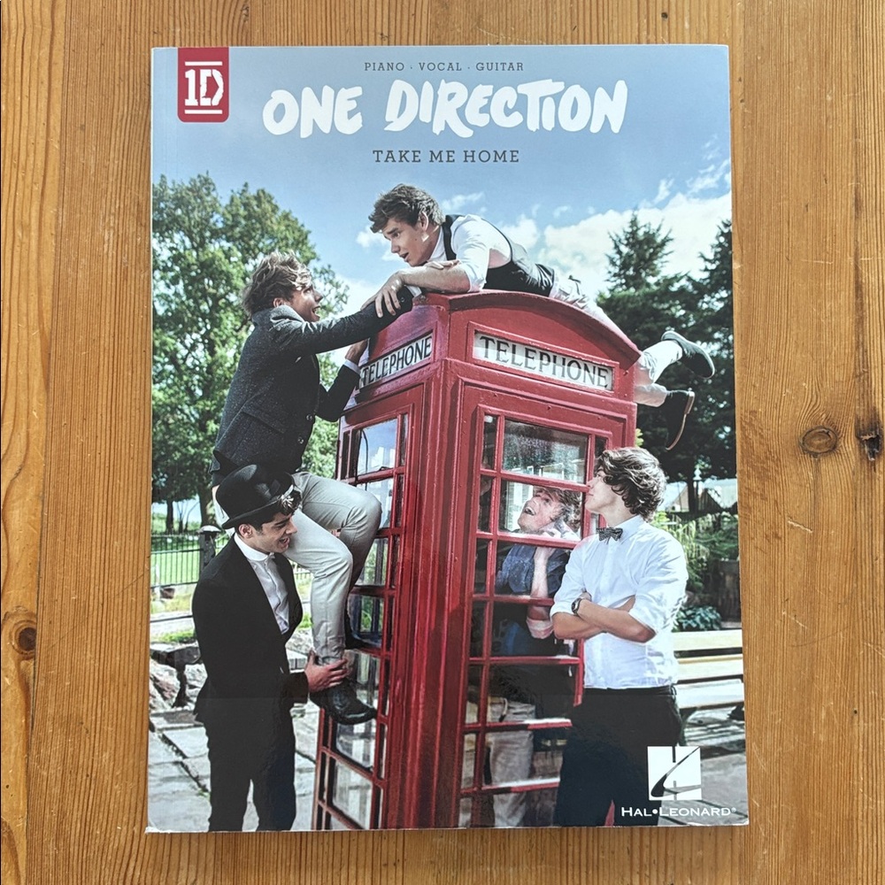 One Direction Take Me Home Song Book 1D Harry Styles